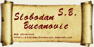 Slobodan Bučanović vizit kartica